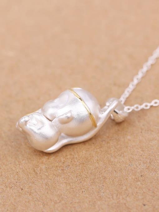 Peng Yuan Personalized Little Monkey Silver Pendant 1