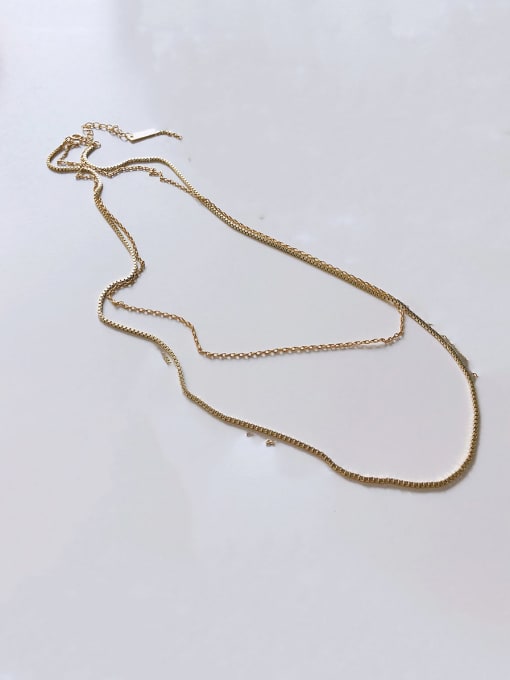 Boomer Cat 925 Sterling Silver With Gold Plated Simplistic Necklaces 1