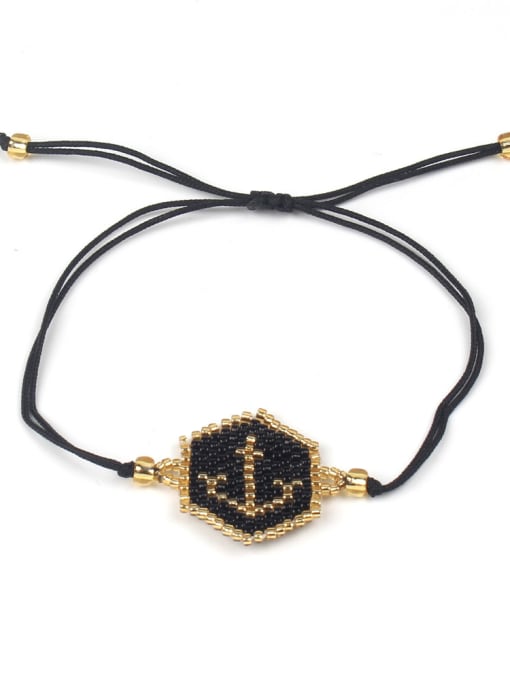HB606-D Geometric Accessories Bohemia Style Woven Bracelet