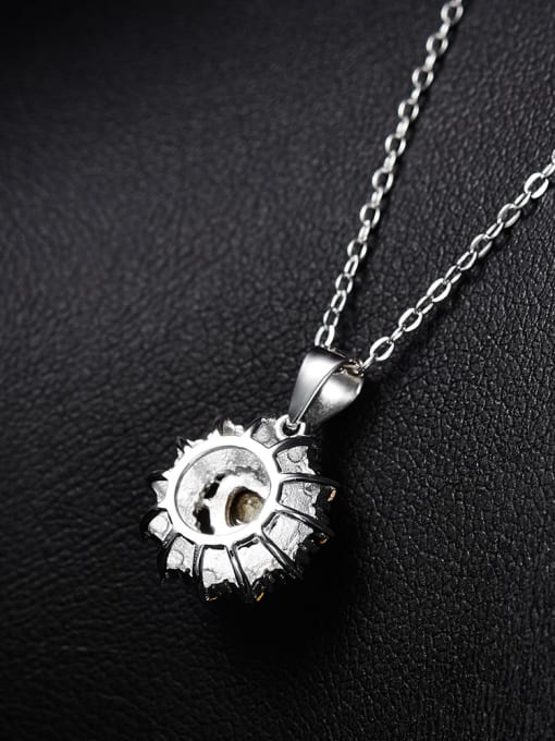 CEIDAI S925 Silver Flower-shaped Necklace 4