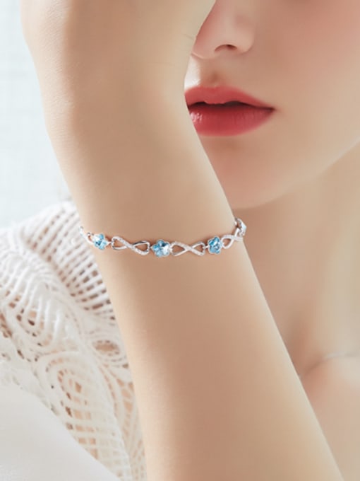 CEIDAI Fashion Flowery austrian Crystals Zircon Bracelet 1