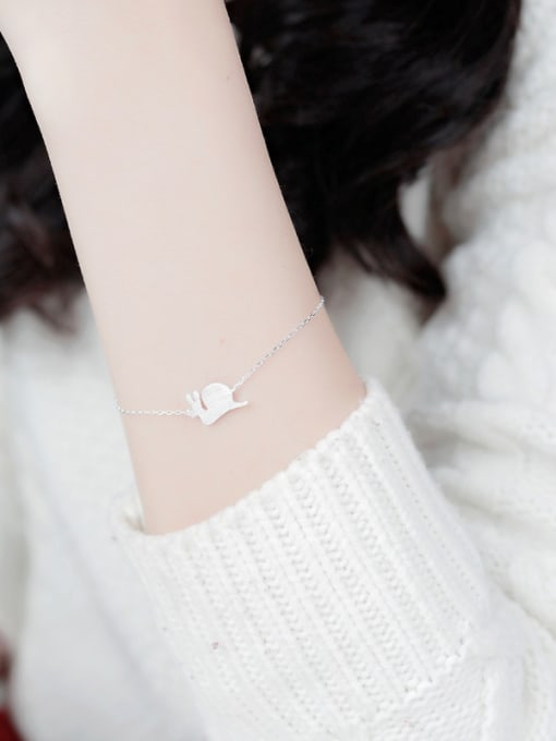 Peng Yuan Lovely Snail Silver Women Bracelet 1