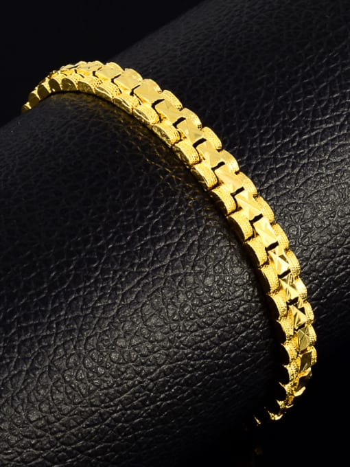 Yi Heng Da Luxury 24K Gold Plated Watch Band Design Bracelet 2