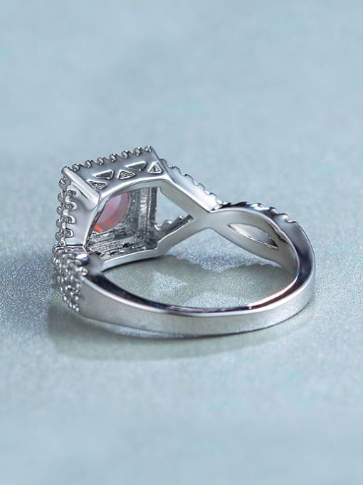 UNIENO 6MM Opal Stone Engagement Ring 1