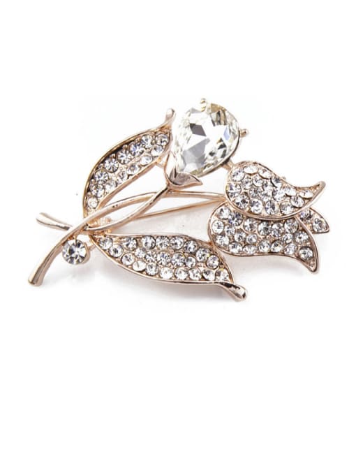 Inboe 2018 2018 Rose Gold Crystals Brooch 3