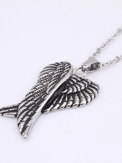 RANSSI Retro Angel Wings Necklace 1