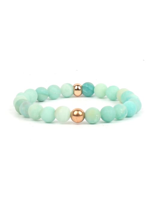 handmade Simple Style Colorful Semi-precious Stones Bracelet 2