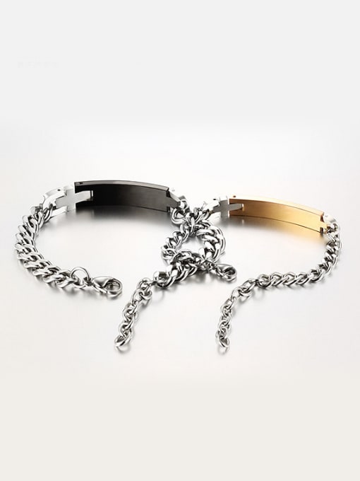 Open Sky Fashion Cubic Zircon Titanium Plating Bracelet 2