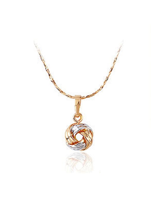 Rose Gold and white gold Copper Alloy Multi-gold Plated Simple style Geometry Two Pieces Jewelry Set