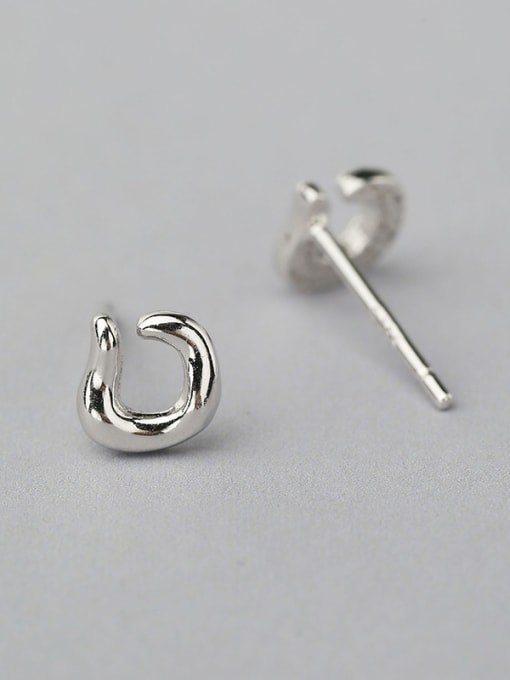 One Silver 925 Silver Insect Shaped stud Earring 0