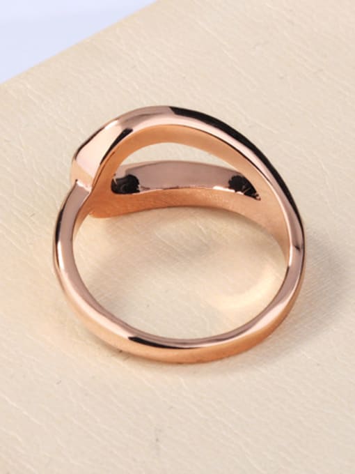 ZK Retro Pattern Simple Style Copper Material Ring 3