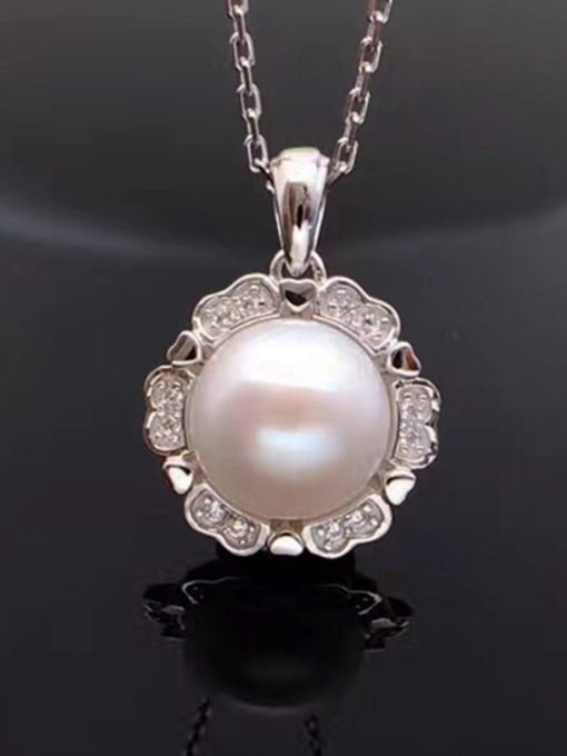 EVITA PERONI Freshwater Pearl Flower Pendant 0