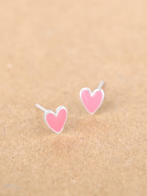 Peng Yuan Little Heart-shaped stud Earring 2