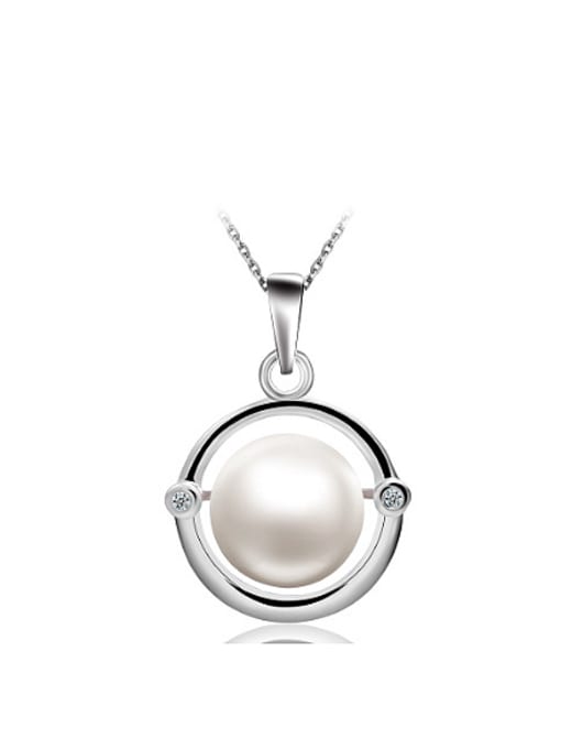 EVITA PERONI 2018 2018 Fashion Freshwater Pearl Hollow Round Necklace 0