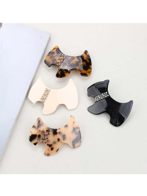 Chimera Alloy With Cellulose Acetate Cute Dog Barrettes & Clips 2