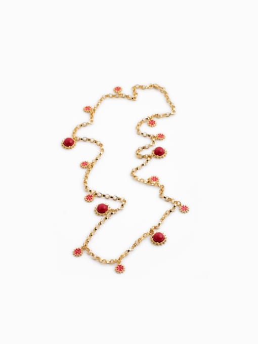 KM Simple Style Stones Women Necklace