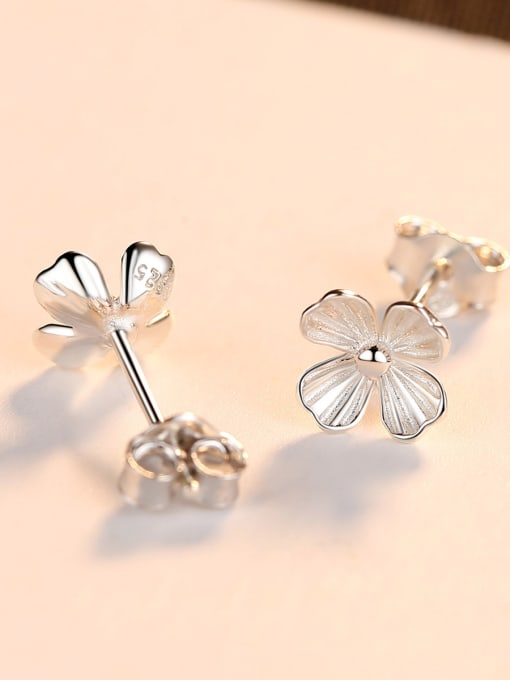 CCUI Sterling Silver Mini flower studs earring 0