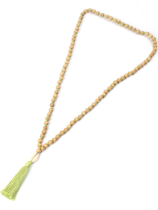 HN1914-K Shell Tassel Long Pendant Hot Selling Necklace