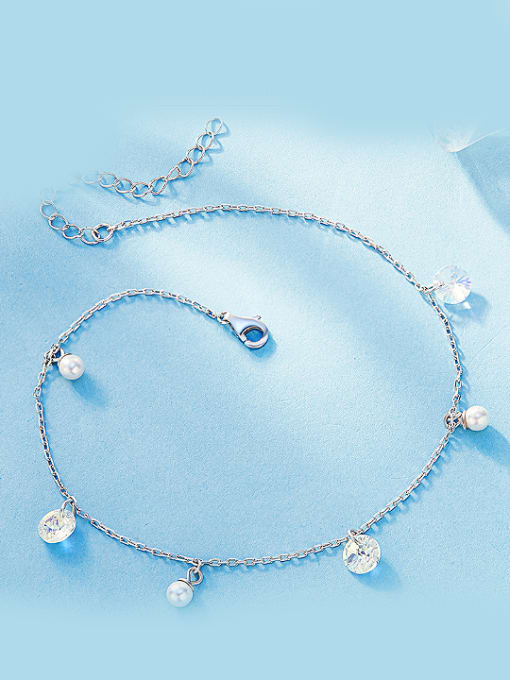 CEIDAI S925  Silver Water Drop-shaped Bracelet 1
