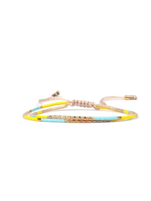 HB618-M Western Style Colorful Woven Bracelet