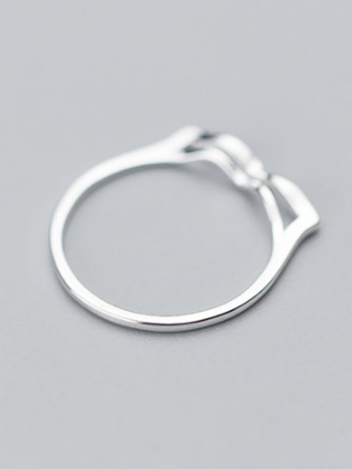 Rosh Women Fashion Wave Shaped S925 Silver Ring 1