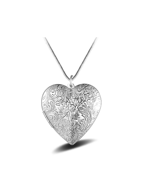 Ya Heng Personalized Heart Box Pendant Copper Necklace