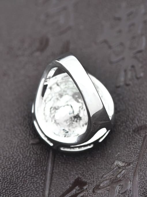 Wei Jia Trendy Grey Crystal Tiny Rhinestones Alloy Ring 2