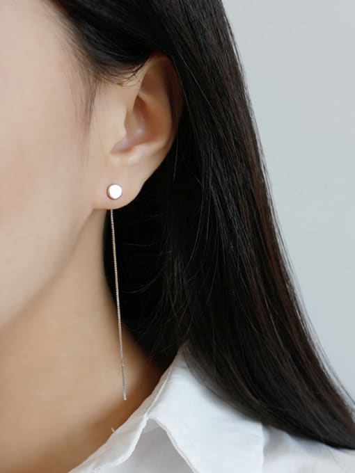 DAKA Sterling silver simple ear wire 1