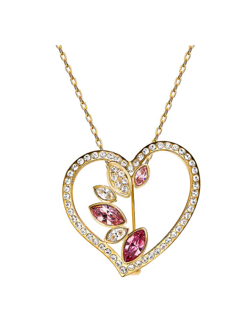 CEIDAI 18K Gold Heart-shaped Necklace 0