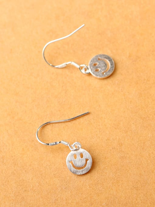 Peng Yuan Personalized Smiling Face Silver Earrings 1