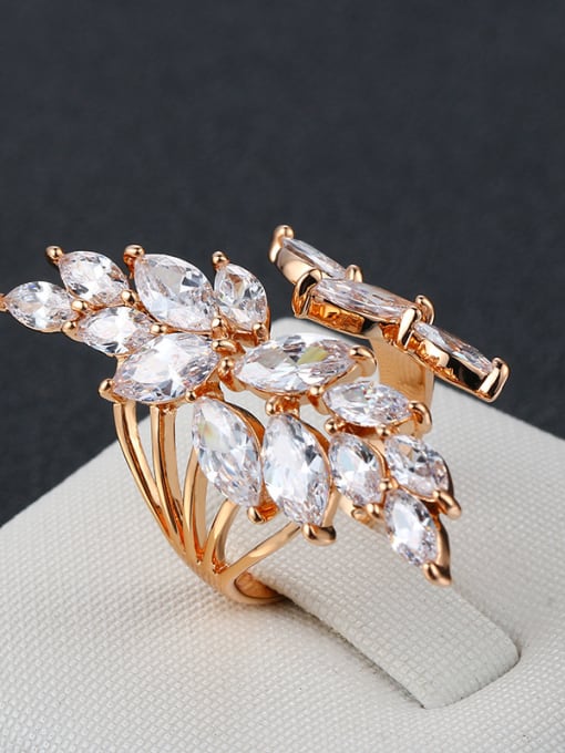 ZK Hot Selling Opening Size Fashion Copper Ring 3