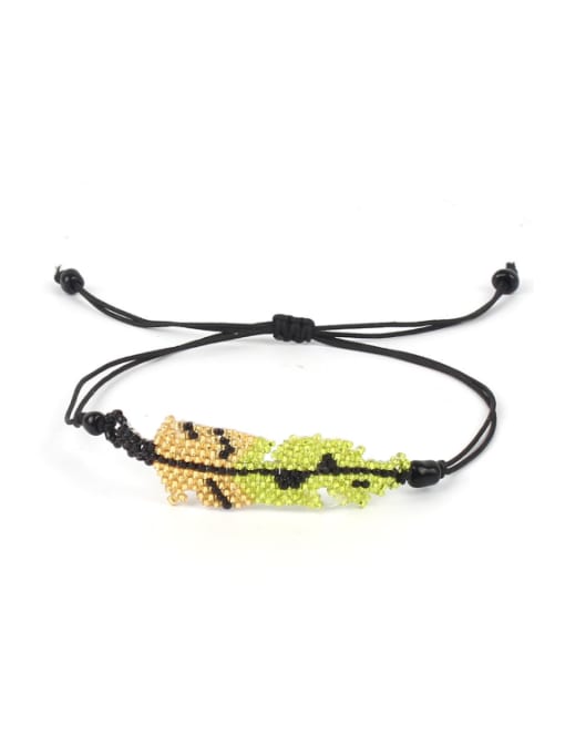 handmade Leaves-shape Accessories Simple Style Bracelet 0