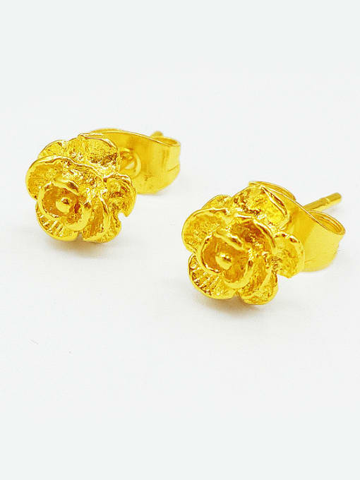 Neayou Exquisite Flower Shaped Stud Earrings 1