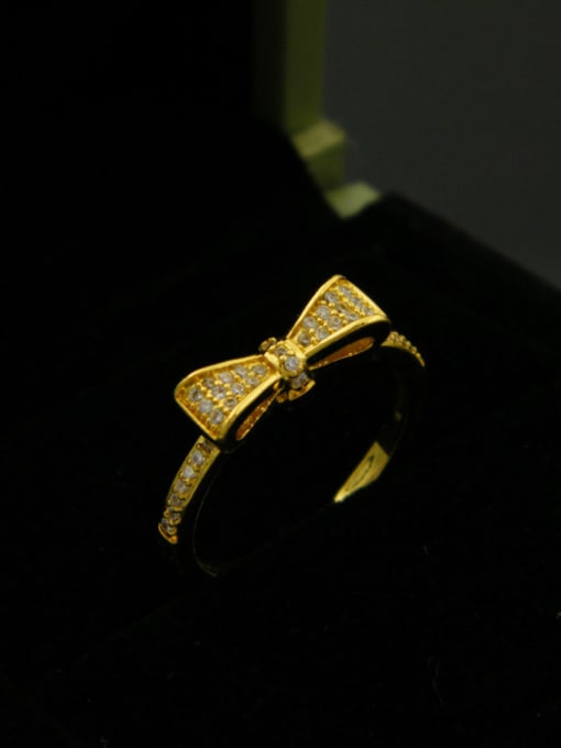 My Model Bow Shaped Copper Ring 0