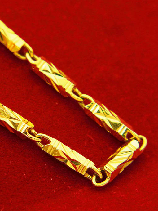 Neayou 24K Gold Plated Geometric Necklace 2