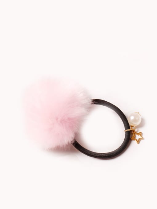 Light Pink YOKI children with hair headdress magazine hair ball hair rope 50932