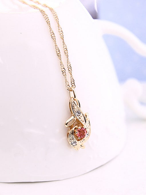 BESTIE Alloy Imitation-gold Plated Fashion Artificial Stones Three Pieces Jewelry Set 1