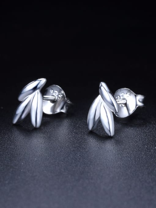 ZK Tiny 925 Sterling Silver Rice Stud Earrings 0