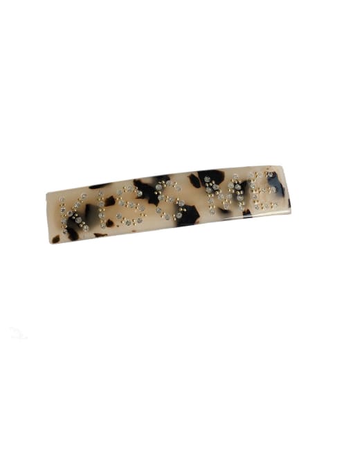 Kiss me light brown Alloy With Cellulose Acetate Fashion  Geometric Barrettes & Clips