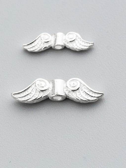 FAN 925 Sterling Silver With Silver Plated Cute Angel Angel wings 0