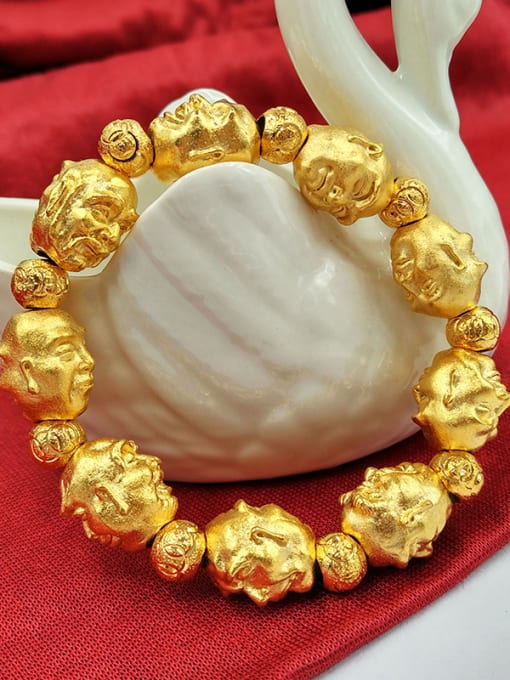 Neayou 18K Gold Plated Geometric Shaped Bracelet 2