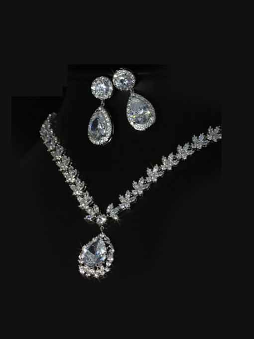 L.WIN Wedding Party  Water Drop Shaped  Two Pieces Set 1
