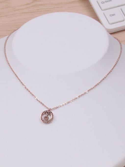 GROSE Round Accessories Simple Elegant Necklace 1