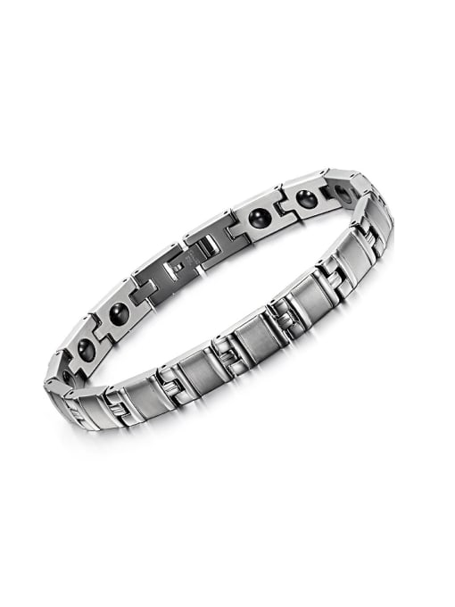 Open Sky Simple Cubic Magnets Titanium Bracelet 0