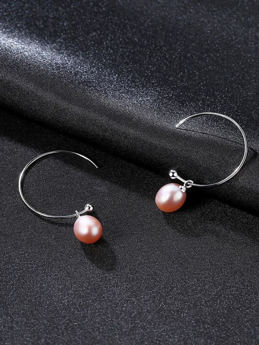 CCUI Sterling silver freshwater pearls minimalist earrings