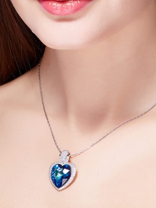 CEIDAI austrian Crystals Heart-shaped Necklace 1