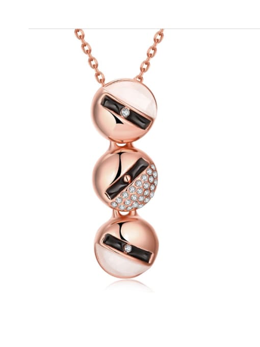 OUXI Popular Long Style Round Shaped Women Necklace 2