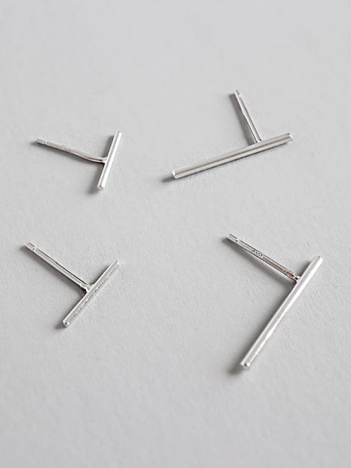 DAKA Sterling Silver minimalist geometric studs earring 0
