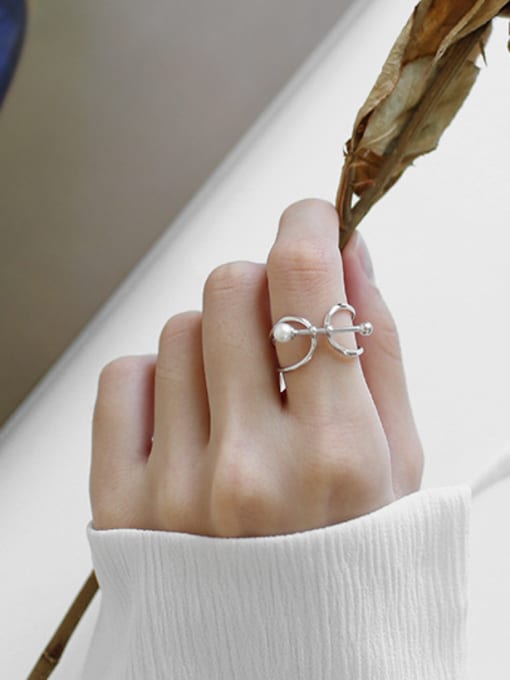 DAKA Fashion Personalized Little Artificial Pearl Silver Ring 1