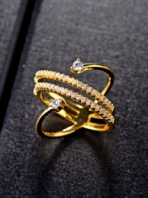 ALI Personalized fashion micro-inlay zricon ring 1